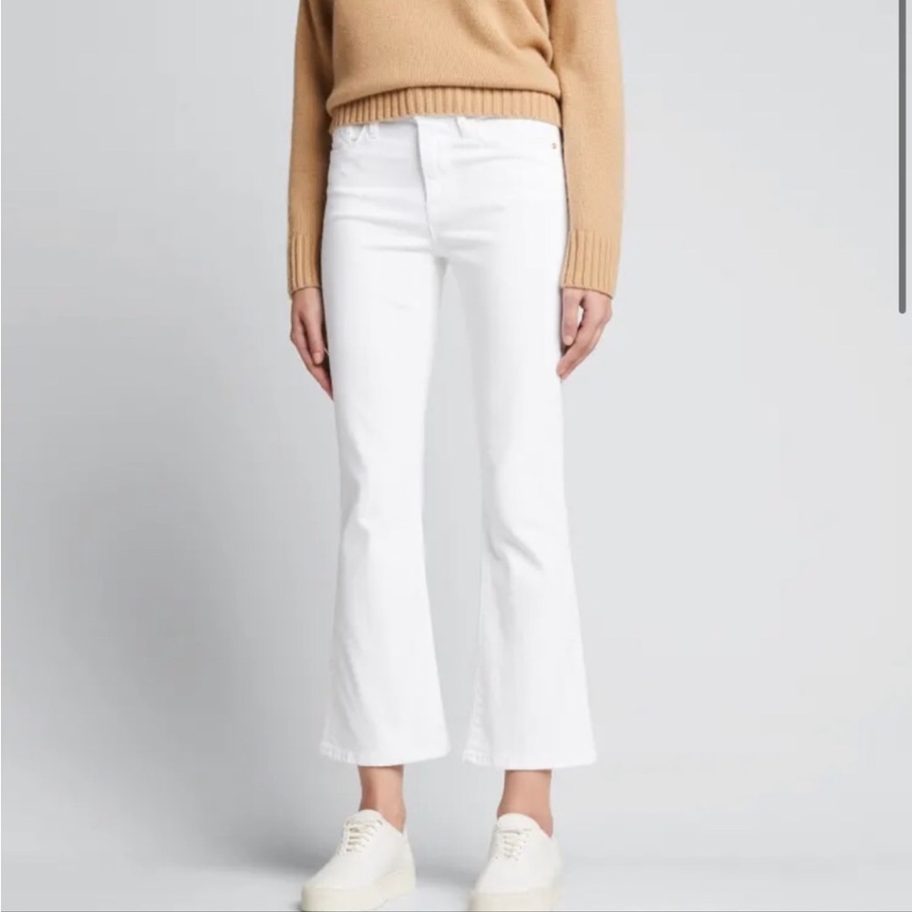 Frame Le crop mini boot off white jeans size 27 NWOT